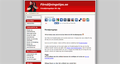 Desktop Screenshot of forsaljningstips.se